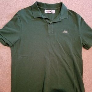 Large, Green, Slim Fit Polo (Lacoste)
